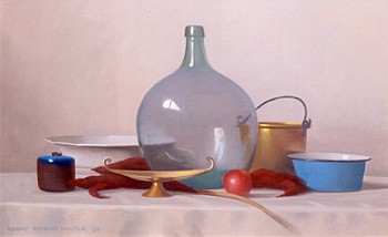 Robert Douglas Hunter -&nbsp;Robert Douglas Hunter Arrangement with a Pale Green Bottle