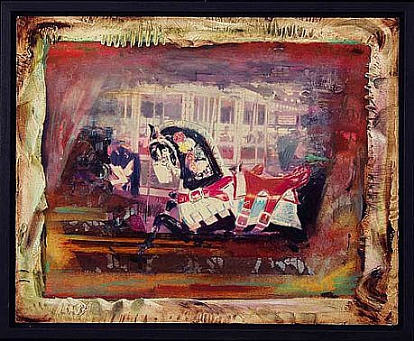 Steve Hawley, Black Horse Carousel, 2001
oil, wax, alkyd on panel, 14 1/4 x 17 3/4 in. (36.2 x 45.1 cm)
SH030107