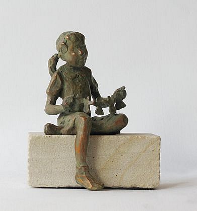 Jane DeDecker, Cutouts, study, Ed. of 50, 1998
bronze, 5 1/2 x 4 1/2 x 2 in. (14 x 11.4 x 5.1 cm)
JDD080709