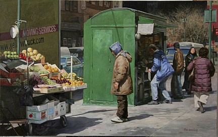 Max Ginsburg, Fruit Vendor, 2006
oil on canvas, 25 x 36 in. (63.5 x 91.4 cm)
MG050606