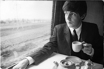 Harry Benson - Harry Benson Paul McCartney, Train Tea Cup, Edition of 35