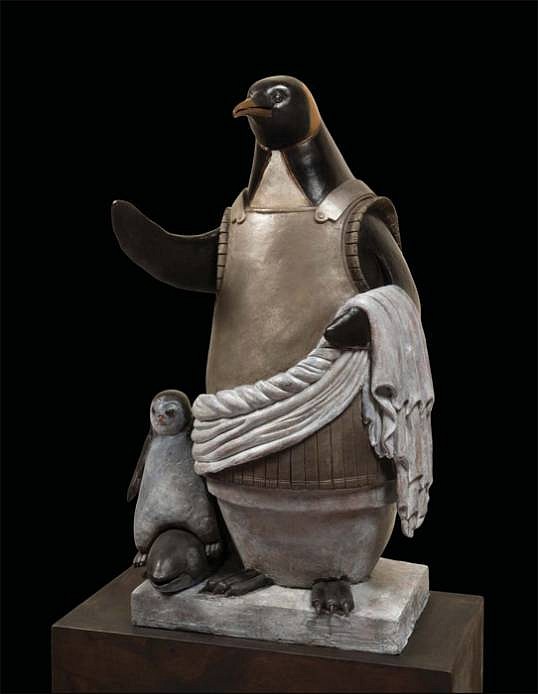 Bjorn Skaarup, Emperor Penguin, Edition of 6, 2013
bronze, 63 x 25 1/2 x 19 1/2 in. (160 x 64.8 x 49.5 cm)
BS130601