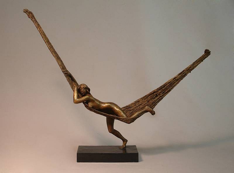 Bruno Lucchesi, Hammock, Edition of 6 , 1981
bronze, 15 1/2 x 20 x 3 1/2 in. (39.4 x 50.8 x 8.9 cm)
BL110107