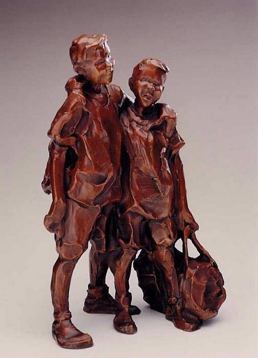 Jane DeDecker, Stand By Me, maquette, Ed. of 31, 2001
bronze, 13 x 9 x 5 in. (33 x 22.9 x 12.7 cm)
JDD040209