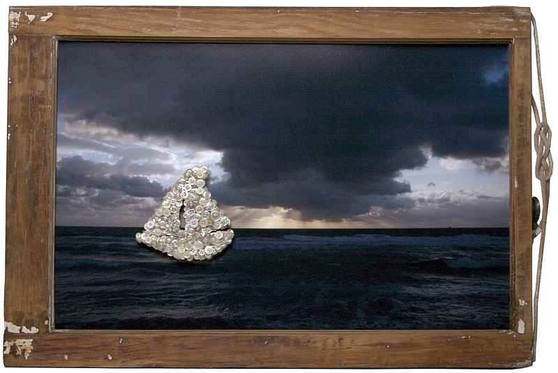 Debranne Cingari (ASSEMBLAGES), Jacobs Ladder at Sea, 2011
mixed media assemblage, 22 x 32 in. (55.9 x 81.3 cm)
DC110402