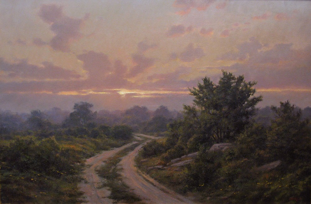 Frank Corso, Incoming Evening Fog, 2008
oil on canvas, 24 x 36 in. (61 x 91.4 cm)
FC020708