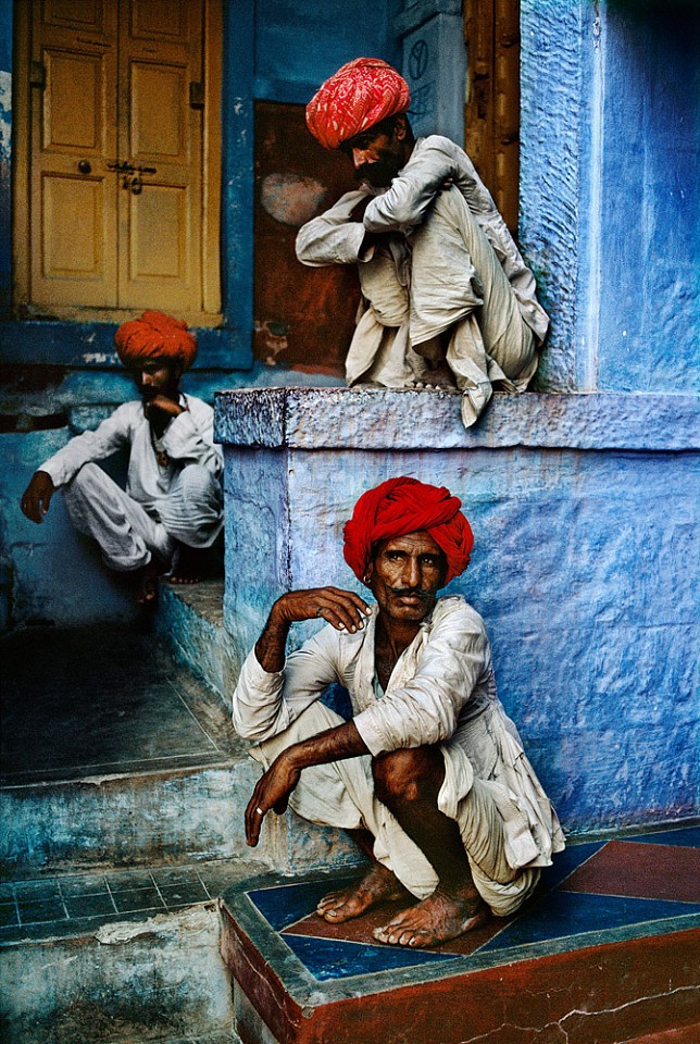 Steve McCurry, Men on Steps, Jodhpur, 1996
FujiFlex Crystal Archive Print, (Inquire for available sizes)
INDIA-10233