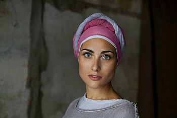 Work: Steve McCurry Woman in Costume for Perugia Medieval Summer Festival