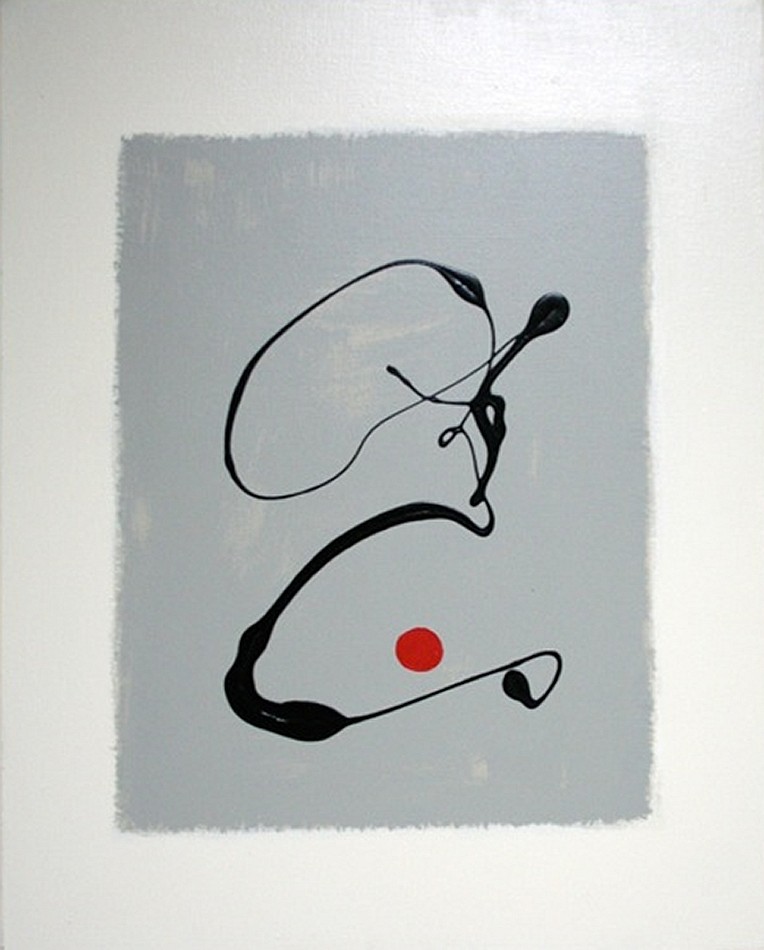 Maureen Chatfield, Black Drip, Red Dot 1
oil on canvas, 30 x 24 in. (76.2 x 61 cm)
MC150113
