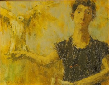 David Aronson - David Aronson Man with Bird