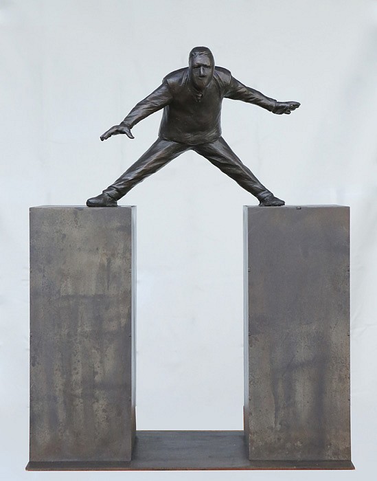 Jim Rennert, Steady, Edition of 9, 2012
bronze and steel, 24 1/2 x 19 x 9 in. (62.2 x 48.3 x 22.9 cm)
JR140619