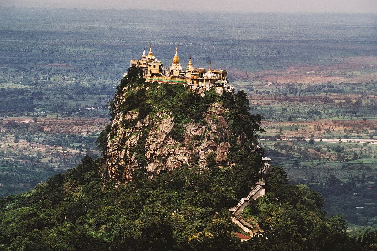 Steve McCurry, Lava Plug Crowned by Temples
FujiFlex Crystal Archive Print, (Inquire for available sizes)
BURMA-10112NF