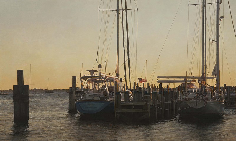 Li Xiao, South Wharf Sunrise, 2013
oil on canvas, 28 x 46 in. (71.1 x 116.8 cm)
LX130602