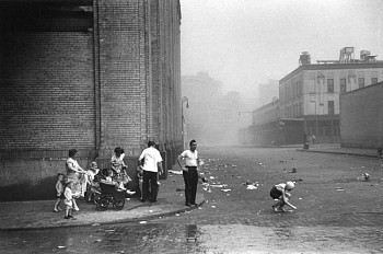 Work: Ruth Orkin Sandstorm, Greenwich Village, New York City