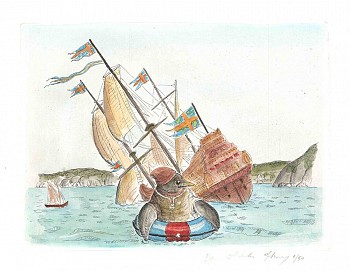 Work: Bjorn Skaarup Common Blackbird, Sweden, Edition of 50