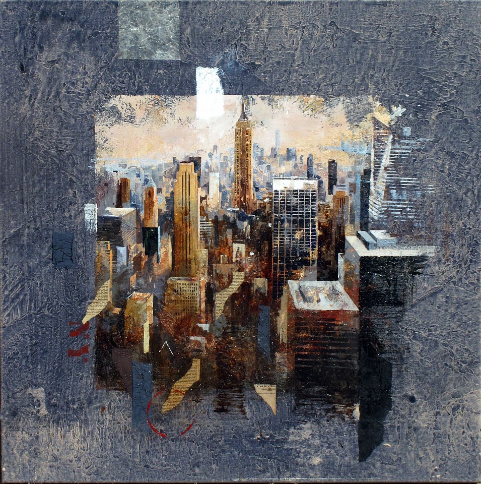 Marti Bofarull, Classic Manhattan view
mixed media on canvas, 29 1/2 x 29 1/2 in. (75 x 75 cm)
MB170406
