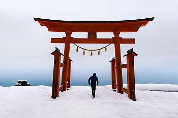 Work: Steve McCurry Gozanoishi Shrine, Semboku, Japan