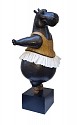 Bjorn Skaarup, Hippo Ballerina, tiptoe, Edition of 6
2017, bronze with fabric skirt