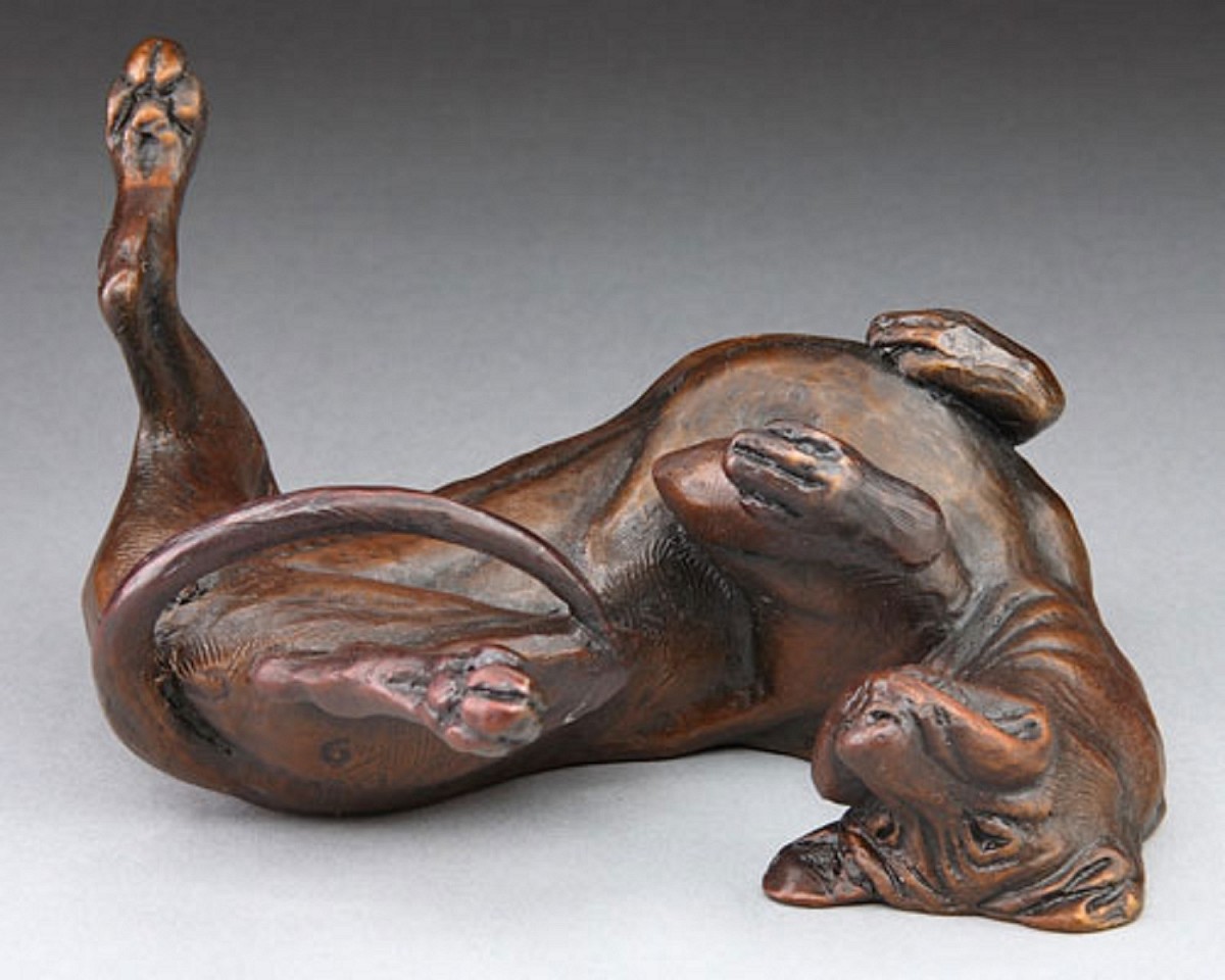 Louise Peterson, Dog Days (female)
bronze, 2 1/2 x 5 x 4 in. (6.3 x 12.7 x 10.2 cm)
LP171207