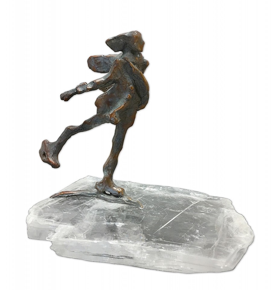 Jane DeDecker, Glide, 2017
bronze and Selenite crystal, 6 1/4 x 6 1/2 x 4 in. (15.9 x 16.5 x 10.2 cm)
JD171206