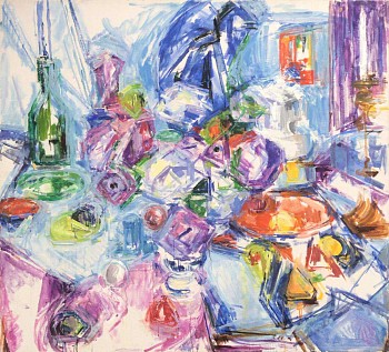 Work: Mercedes Matter Untitled (Large Abstract)