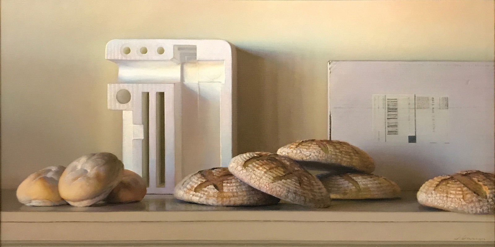 Jeffrey T. Larson, Bread & Styrofoam, 2010
oil on canvas, 20 x 40 in. (50.8 x 101.6 cm)
JL1803002