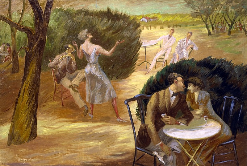 Peppino Mangravite, Summer Pleasures, 1939
oil on canvas, 23 x 34 in. (58.4 x 86.4 cm)
PM180401