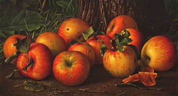 Work: Levi Wells Prentice Apples by a Tree