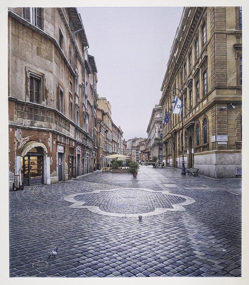 Frederick Brosen, Piazza delle Cinque Scole, 2015
Watercolor over graphite on paper, 30 x 26 in. (76.2 x 66 cm)
M10071D.097