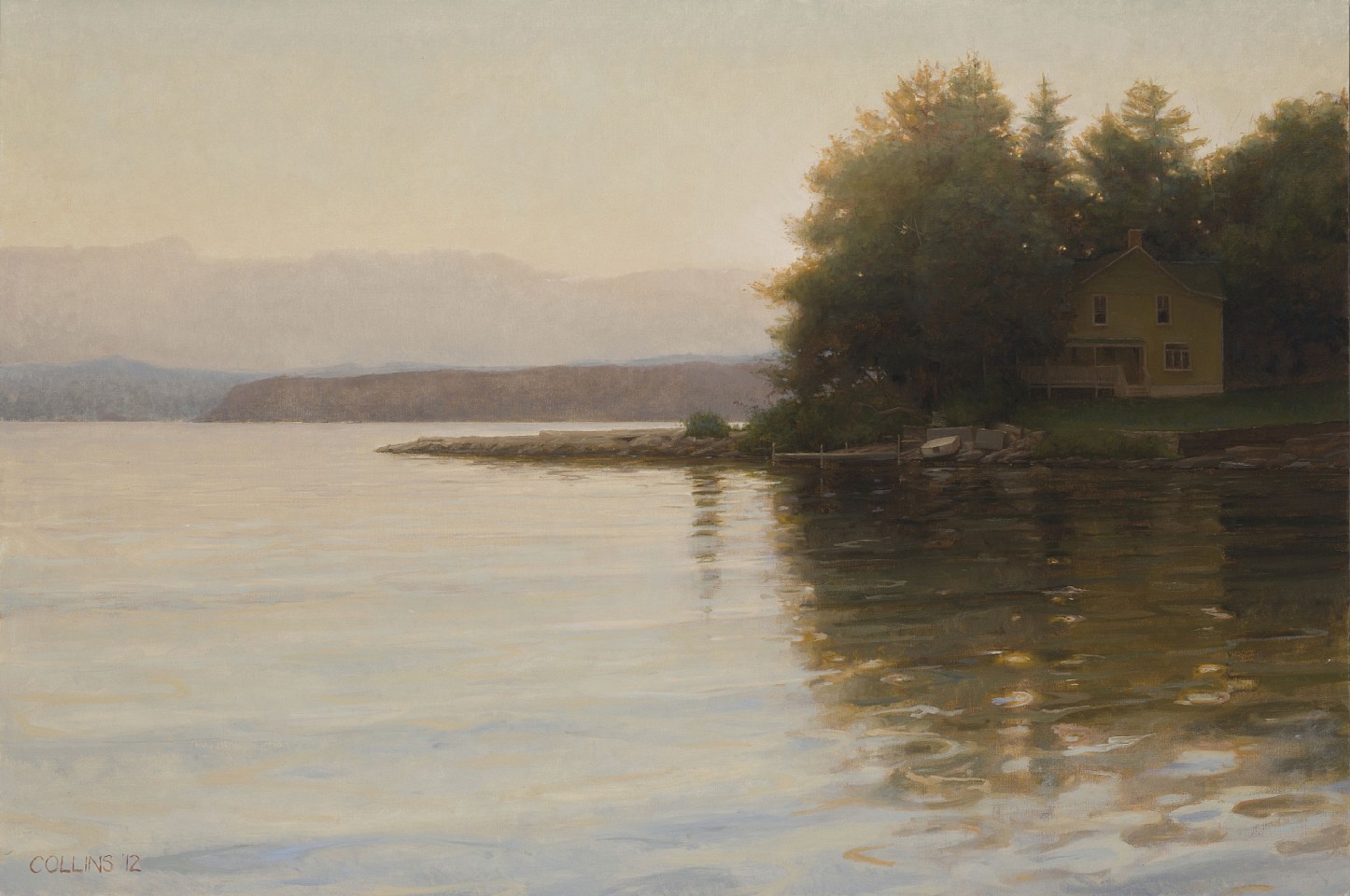 Jacob Collins, Yellow House on Thompson's Point at Twilight, 2012
oil on canvas, 28 x 42 in. (71.1 x 106.7 cm)
AG7774