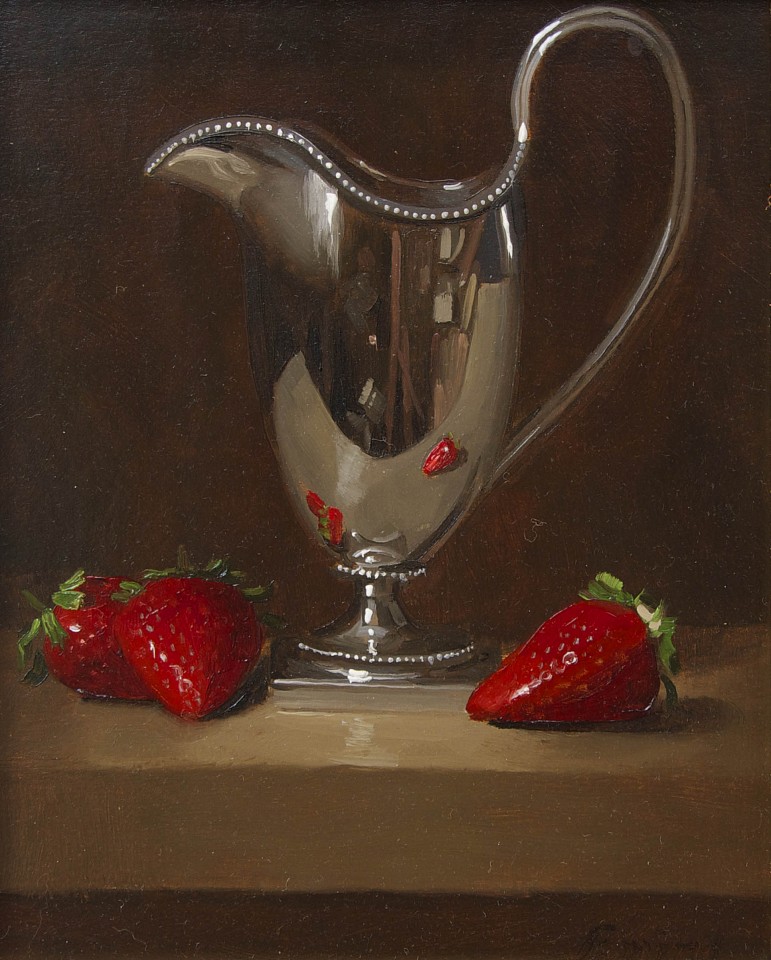 William O. Ewing, Strawberries & Cream
oil on wood, 10 x 8 in. (25.4 x 20.3 cm)
WE180404