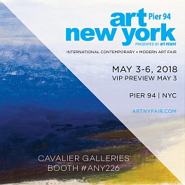 Wolf Kahn News & Events: Cavalier Galleries in Art New York Fair, April 25, 2018