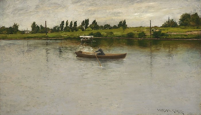 William Merritt Chase, Pulling for Shore, c. 1886
oil on panel, 17 3/4 x 30 in. (45.1 x 76.2 cm)
GC-3230
