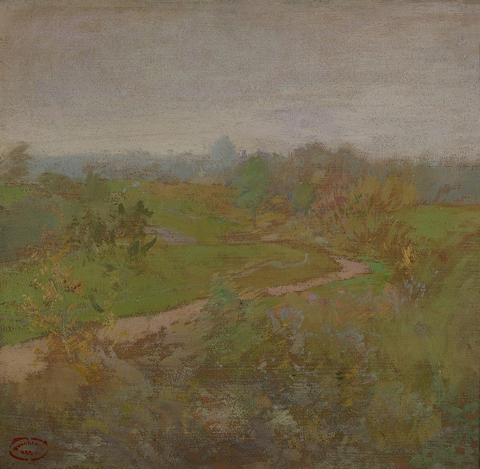 John Henry Twachtman, Road Over the Hill, c. 1895
oil on panel, 19 1/8 x 19 5/8 in. (48.6 x 49.9 cm)
JT1808002
