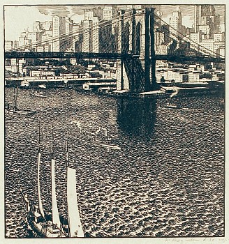Work: Rudolph Ruzicka The Brooklyn Bridge