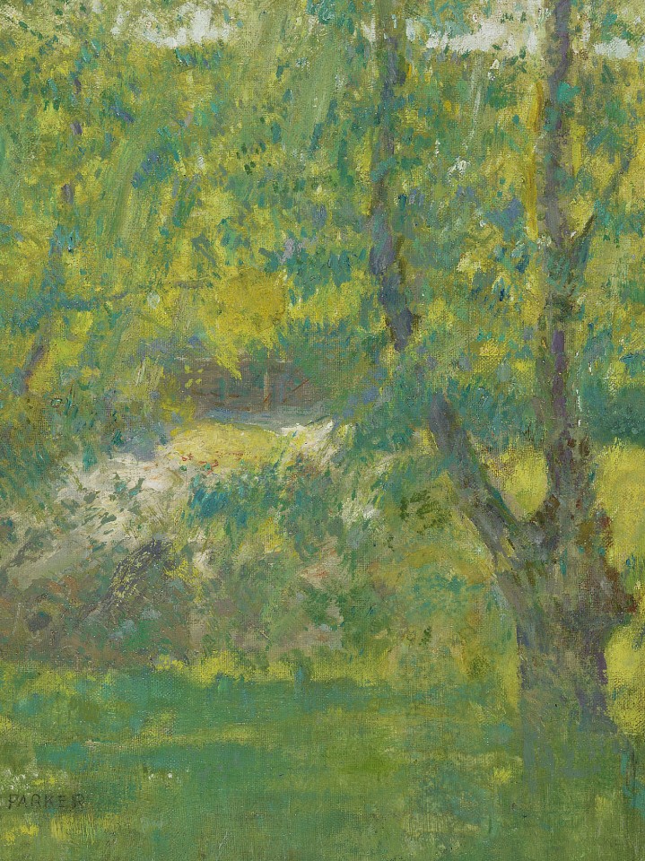 Lawton S. Parker, Summer in Giverny
oil on canvas laid down on board, 19 1/2 x 14 3/4 in. (49.5 x 37.5 cm)
LSP190401