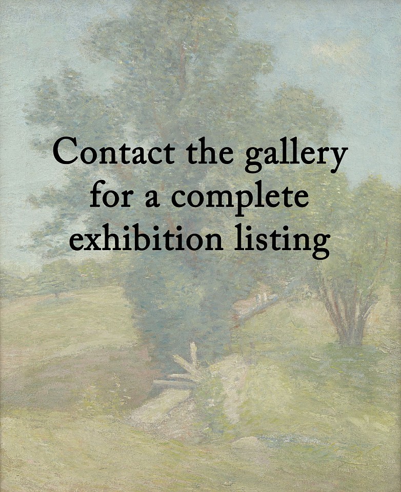 Contact the gallery for a complete exhibition listing