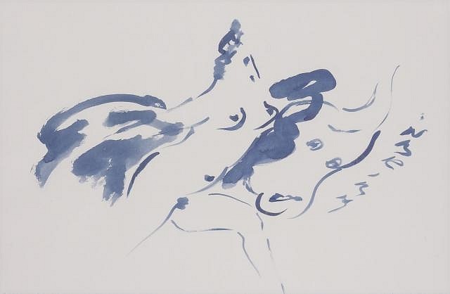 Reuben Nakian, Europa and the Bull, c. 1965
watercolor on paper, 26 1/8 x 40 in. (66.4 x 101.6 cm)
RN190501