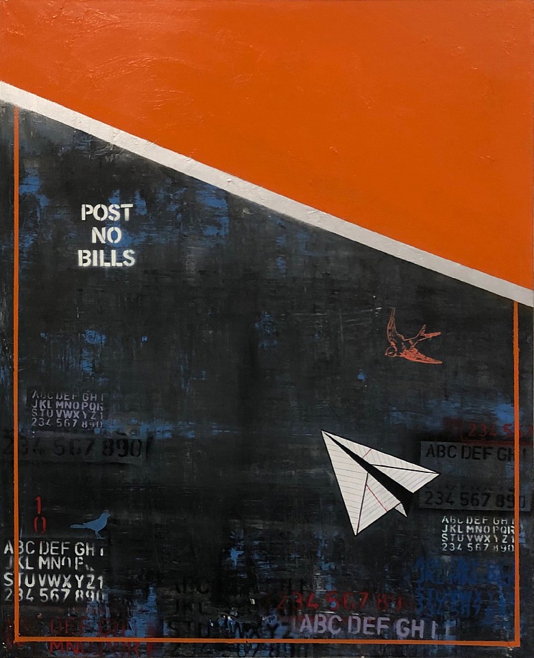Guy Stanley Philoche, Orange with Paper Airplane, 2019
mixed media on canvas, 48 x 60 in. (121.9 x 152.4 cm)
GSP190402