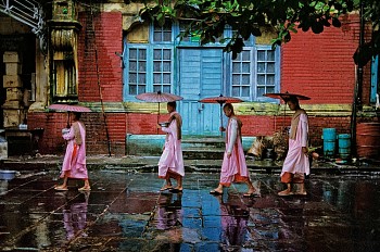 Work: Steve McCurry Procession of Nuns, Rangoon