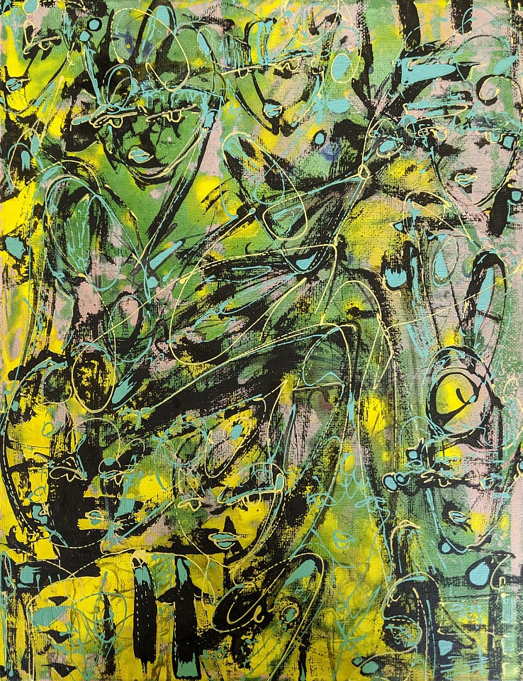 Adrienne Christos, Garden Party
acrylic on canvas, 14 x 11 in. (35.6 x 27.9 cm)
AC190806