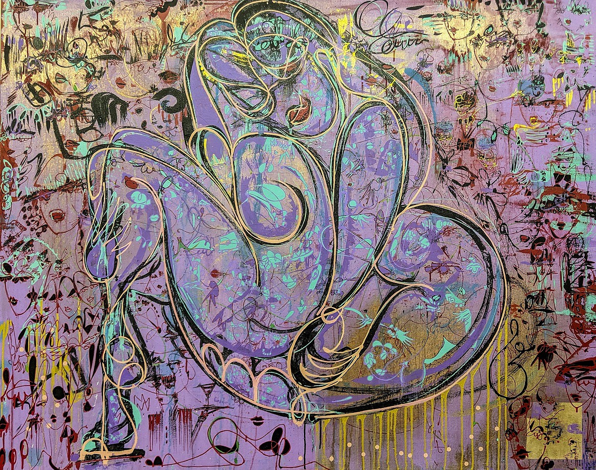 Adrienne Christos, Self Care
acrylic on canvas, 48 x 60 in. (121.9 x 152.4 cm)
AC190808