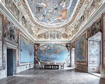 Work: David Burdeny Map Room, Caparola, Italy
