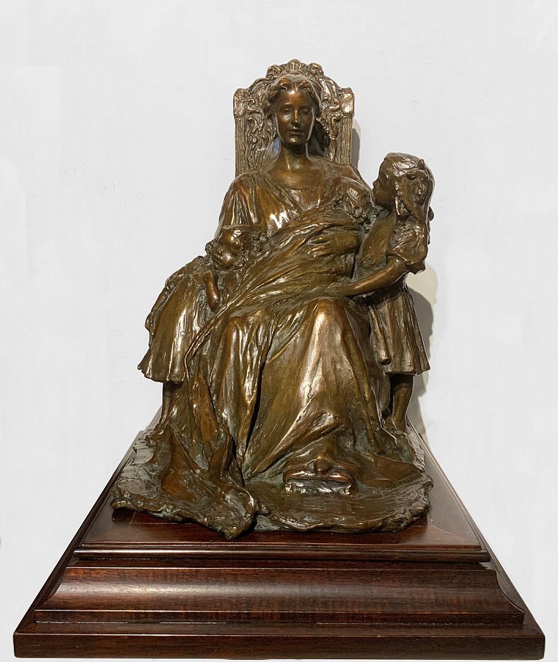 Bessie Potter Vonnoh, Enthroned, 1902
bronze, 12 x 8 1/4 x 10 in. (30.5 x 21 x 25.4 cm)
BPV190903