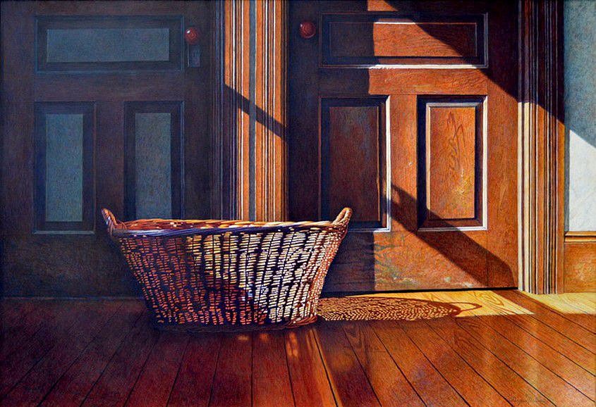 Douglas Wiltraut, Upstairs, Downstairs, 2019
egg tempera on panel, 35 x 51 in. (88.9 x 129.5 cm)
DW191101