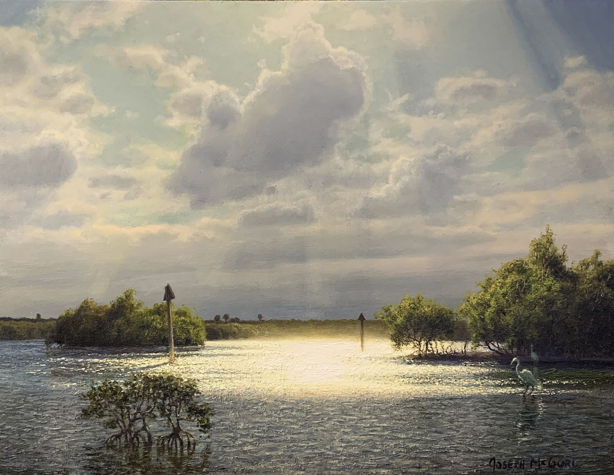 Joseph McGurl, Florida Skies, 2019
oil on panel, 14 x 18 in. (35.6 x 45.7 cm)
JM191105
