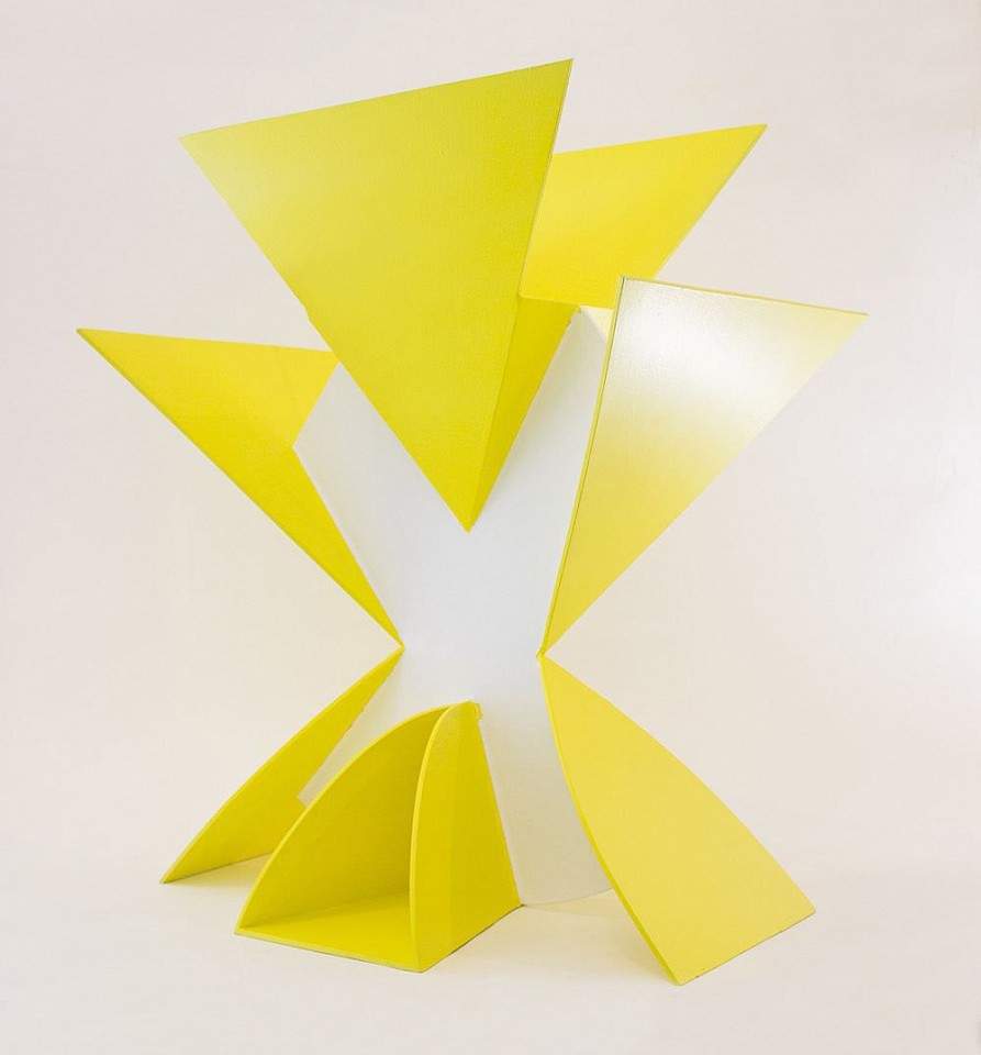 George Sugarman, Yellow X, 1994
acrylic on aluminum, 17 1/2 x 15 x 10 in. (44.5 x 38.1 x 25.4 cm)
9271