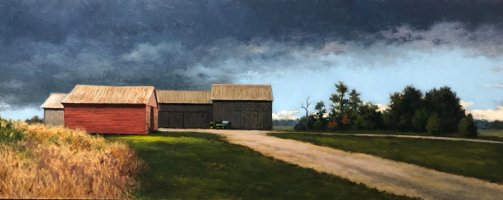 David Peikon, Last Stand, Storm Light, 2019
oil on panel, 12 x 30 in. (30.5 x 76.2 cm)
DP200119
