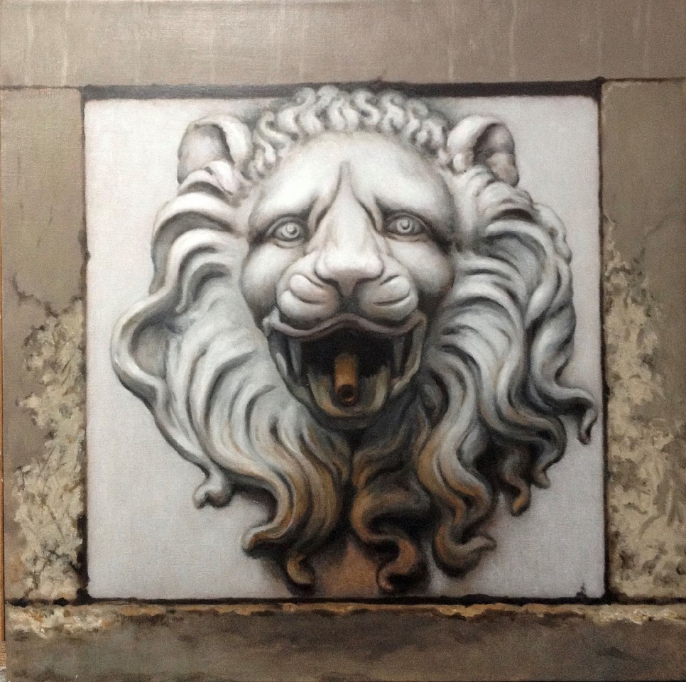 David Peikon, Lion of the Ponte Vecchio, 2017
oil on linen, 20 x 20 in. (50.8 x 50.8 cm)
DP200104