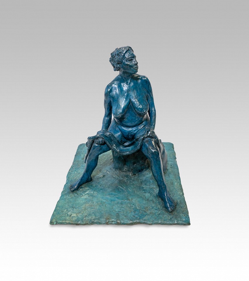 Steven Simmons, Seated Blue Lady on Bronze Base
bronze, 15 1/2 x 15 1/2 x 15 1/2 in. (39.4 x 39.4 x 39.4 cm)
SS200214